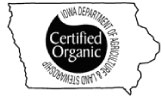 Iowa department of agriculture certified organic